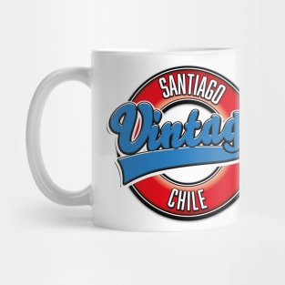 Santiago Chile vintage logo Mug